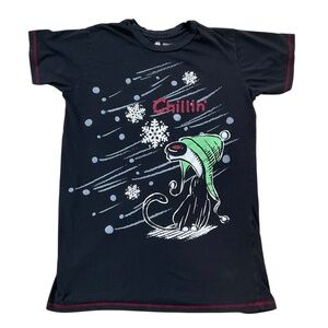 Mutts Organic Earth-Friendly Pajama Sleep Shirt Chillin’ Graphic S/M Sleepwear